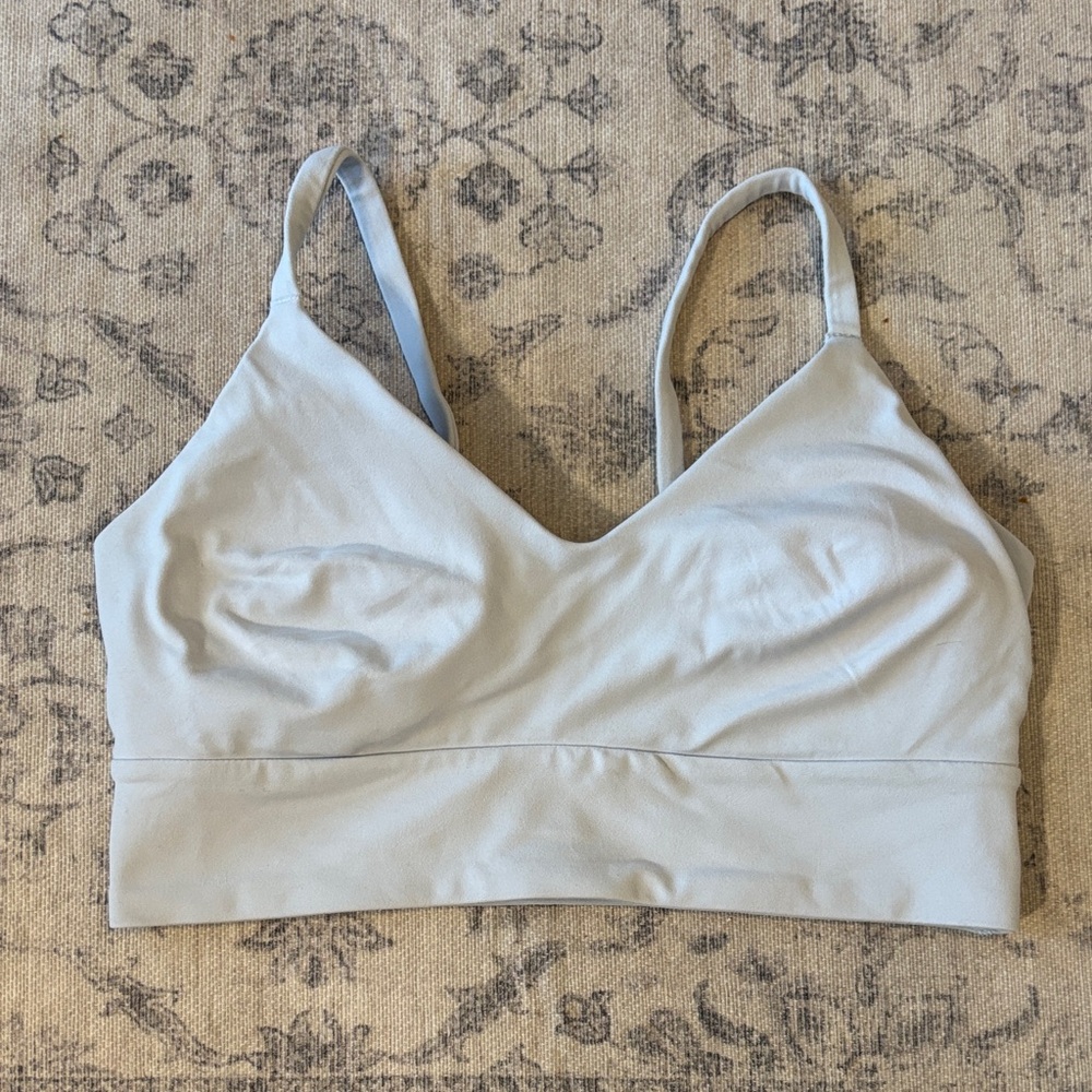 Lululemon Women’s Focuser Scoop Neck Bra c/d cup - size medium - starch blue